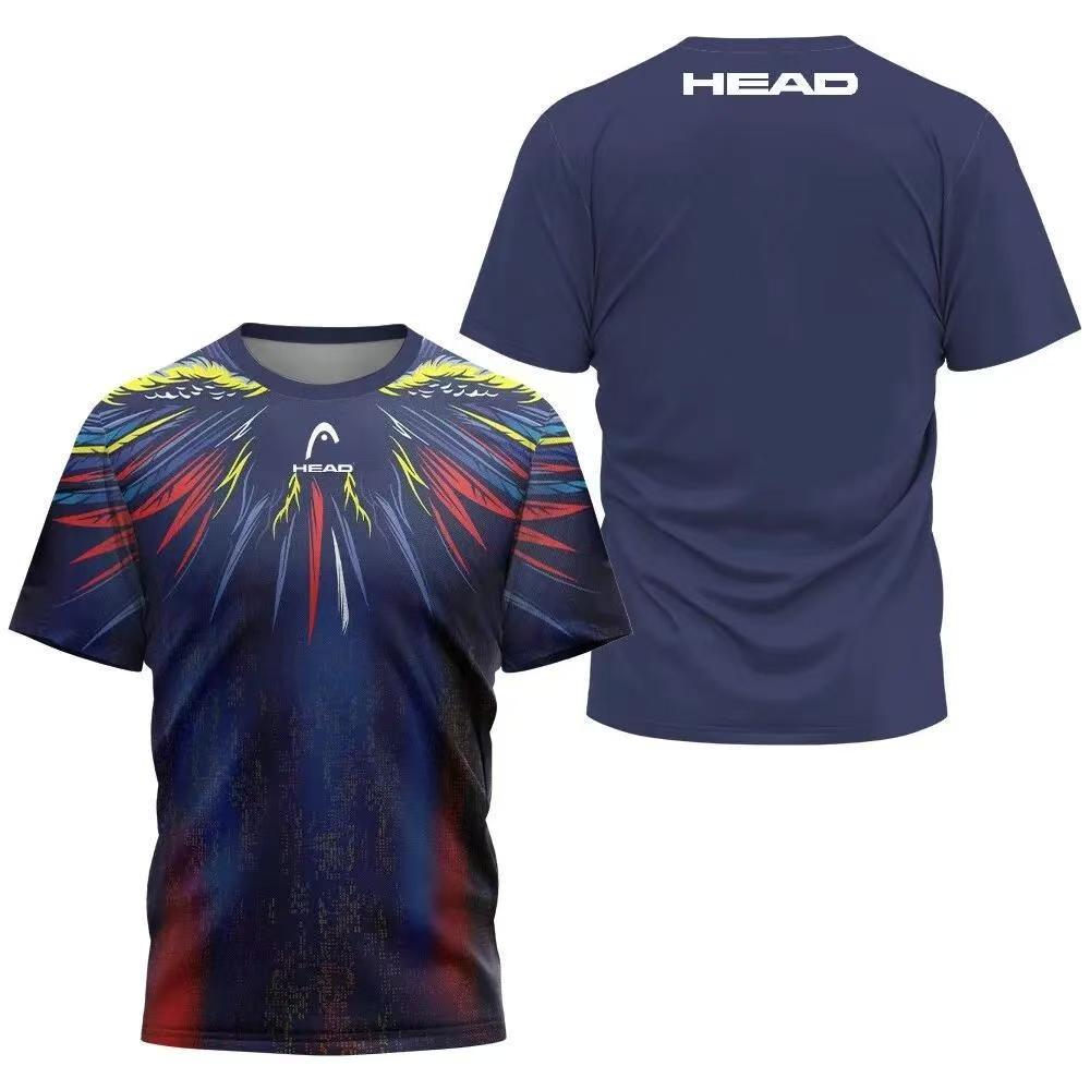 Table Tennis Head To Head - Maglietta Estiva Traspirante da Uomo per