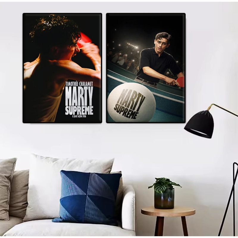 Poster del Film Marty Supreme  - Table Tennis Drawing recensione e prezzo