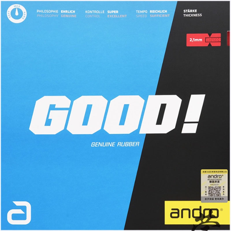 Andro GOOD Gomma per Ping Pong - Table Tennis Paddle Set recensione e prezzo