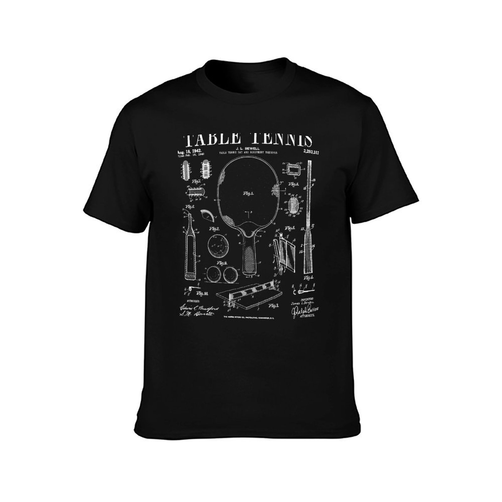 T-shirt da uomo in cotone 100% - Table Tennis Drawing recensione e prezzo