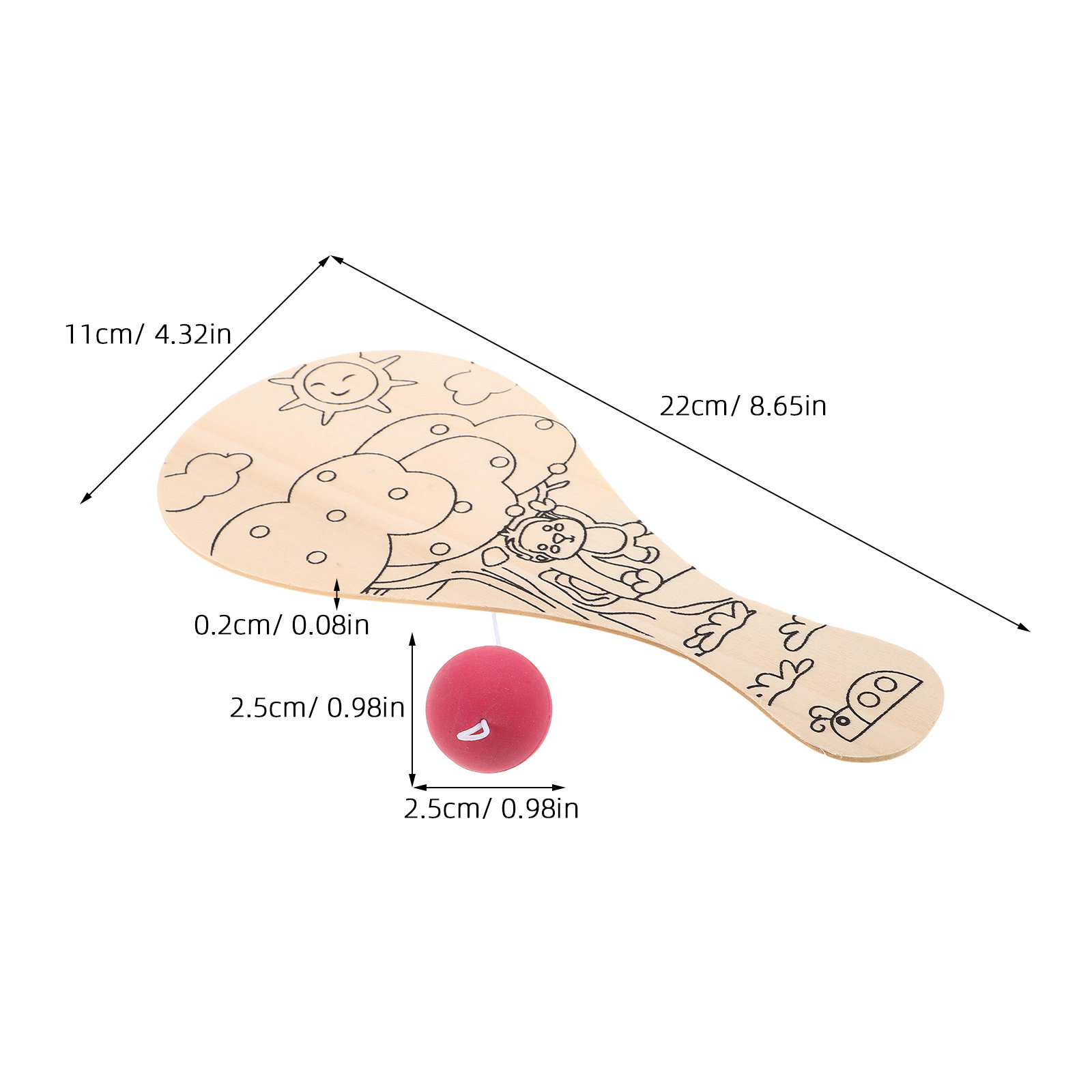 8 Pezzi Set di Racchette da Pi - Table Tennis Drawing recensione e prezzo